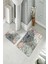 Banyo Halısı Ikili Klozet Takımı Kaymaz Tabanlı (60 cm x 100 cm + 40 cm x 60 Cm) 2