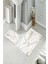 Banyo Halısı Ikili Klozet Takımı Kaymaz Tabanlı (60 cm x 100 cm + 40 cm x 60 Cm) 2