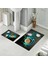 Banyo Halısı Ikili Klozet Takımı Kaymaz Tabanlı (60 cm x 100 cm + 40 cm x 60 Cm) 1