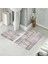 Banyo Halısı Ikili Klozet Takımı Kaymaz Tabanlı (60 cm x 100 cm + 40 cm x 60 Cm) 1