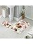 Banyo Halısı Ikili Klozet Takımı Kaymaz Tabanlı Banyo Paspas TAKIMI(60X100 + 40X60) 1