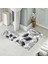 Banyo Halısı Ikili Klozet Takımı Kaymaz Tabanlı Banyo Paspas TAKIMI(60X100 + 40X60) 4