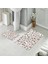Banyo Halısı Ikili Klozet Takımı Kaymaz Tabanlı (60 cm x 100 cm + 40 cm x 60 Cm) 1