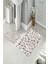 Banyo Halısı Ikili Klozet Takımı Kaymaz Tabanlı (60 cm x 100 cm + 40 cm x 60 Cm) 2