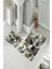 Banyo Halısı Ikili Klozet Takımı Kaymaz Tabanlı (60 cm x 100 cm + 40 cm x 60 Cm) 2