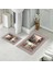 Banyo Halısı Ikili Klozet Takımı Kaymaz Tabanlı (60 cm x 100 cm + 40 cm x 60 Cm) 2