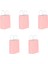 Büküm Saplı Kraft Kağıt Karton Hediyelik Çanta Poşet Torba - Pembe - 25X31 Cm. - 5 Adetlik 1 Paket 1
