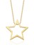 14 Ayar Altın Star Kolye 2