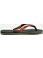 Parmak Arası Terlik Brasil Mix Mix Olive Green/sunset Orange 3