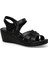 161886.Z4FX Siyah Kadın Comfort Sandalet 2