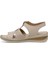 105126.Z4FX Bej Kadın Comfort Sandalet 3