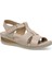 105126.Z4FX Bej Kadın Comfort Sandalet 2