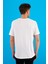 Erkek Ken Beyaz Bisiklet Yaka Regular Fit Basic Tişört 4