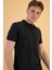 Erkek Martin Siyah Slim Fit Polo Yakalı Pike Tişört 3