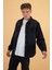 Erkek Jason Black Oversize Jean Gömlek Ceket 2