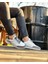 0132 Deri Beyaz Erkek Sneaker Ayakkabı 3
