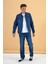 Erkek Antonio Dark Blue Slim Fit Jean Ceket 3