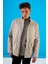 Erkek Joey Taş Kapüşonlu Gabardin Ceket 2
