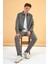 Erkek Alfred Haki Beli Lastikli Slim Straight Gofre Pantolon 3