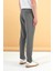 Erkek Alfred Haki Beli Lastikli Slim Straight Gofre Pantolon 4