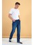 Erkek Kalimnos Dark Blue Comfort Fit Jean Pantolon 1
