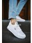 382 Cumbia Beyaz Erkek Sneaker Spor Ayakkabı 3