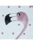 Flamingo Yıldız Desenli Çocuk Odası Halısı Pembe Gri Beyaz Renkli Halı 2