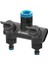 Ergo İkili Su Dağıtıcı Konnektör Musluk Bağlantı Aparatı G1/2"-G3/4"-G1" 1