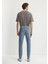 Milan 90Lar Gölgeli Vintage Mavi Jean Pantolon 00810868 00 4