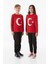 Türk Bayrağı Baskılı Çocuk Sweatshirt 1