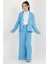 Kız Çocuk 3'lü Set Takım Kombin Blazer Ceket-Bluz-Pantolon Bayramlık Özel Gün Takım ELBISE-TKM-0003 2