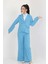 Kız Çocuk 3'lü Set Takım Kombin Blazer Ceket-Bluz-Pantolon Bayramlık Özel Gün Takım ELBISE-TKM-0003 3