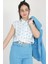 Kız Çocuk 3'lü Set Takım Kombin Blazer Ceket-Bluz-Pantolon Bayramlık Özel Gün Takım ELBISE-TKM-0003 4