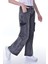 Çocuk Kargo Cep Yüksek Bel Wide Leg Kot PANTOLON-PNT-0038 2