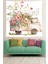 Flower Desen Araba Leke Tutmaz Kumaş Duvar Örtüsü Duvar Halısı Tapestry 1