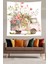 Flower Desen Araba Leke Tutmaz Kumaş Duvar Örtüsü Duvar Halısı Tapestry 2