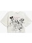 Crop Tişört Mickey Mouse Minnie Mouse Lisanslı Kısa Kollu 3