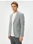 Blazer Ceket Slim Fit Cep Detaylı Düğmeli 3