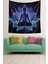 Yoga Enerji Çakralar Leke Tutmaz Kadife Dokulu Kumaş Duvar Örtüsü Duvar Halısı Tapestry 2
