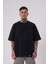 Erkek Be Bold Be You Yıkmalı Oversize Asphalt Tişört 2