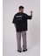 Erkek Be Bold Be You Yıkmalı Oversize Asphalt Tişört 3