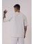 Erkek Luxury Yıkamalı Basic Relaxed Gri Spotted Tişört 2