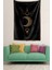 Moon Hilal Ay Desen Leke Tutmaz Kadife Dokulu Kumaş Duvar Örtüsü Duvar Halısı Tapestry 2
