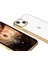 iPhone 13 Mini - Uyumlu Bthm Store Pixel Kapak-Gold 1