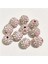 Pembe Kristal Tarzı 10MM 100 Adet Bedava G! Rhinestone Spacer Boncuk Yuvarlak Iğne Işi Aksesuarları Takı Yapımı Için Li Dıy Boncuklar (Yurt Dışından) 1