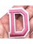 Antik Çinko Tarzı 1 Adet A-Z Saf Pembe Renk Ingilizce Alfabe Harfleri Yama Işlemeli Adı Aplike Demir On Yamalar Diy Giysileri Için Etiket Rozeti (Yurt Dışından) 1