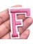 Kırmızı Stil 1 Adet A-Z Saf Pembe Renk Ingilizce Alfabe Harfleri Yama Işlemeli Adı Aplike Demir On Yamalar Diy Giysileri Için Etiket Rozeti (Yurt Dışından) 3