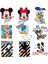 MQ0063 Tarzı Sevimli Mickey Mouse ve Arkadaşları Yamalar Moda Giyim Için Ütüyle Aktarma Isı Transferi Çıkartmaları Kız Erkek Giysileri Üzerinde Yama (Yurt Dışından) 3
