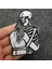 No.46 Tarzı Siyah Kırmızı Punk Işlemeli Yamalar Kaya Anime Giysiler Üzerinde Yamalar Kafatası Demir On Patch Giyim Dudaklar Için Camgöbeği Rozetleri Çıkartmalar (Yurt Dışından) 4