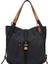 Moda Kanvas Tote Çanta Büyük Kapasiteli Retro Basit Omuz Crossbody Çanta (Yurt Dışından) 1